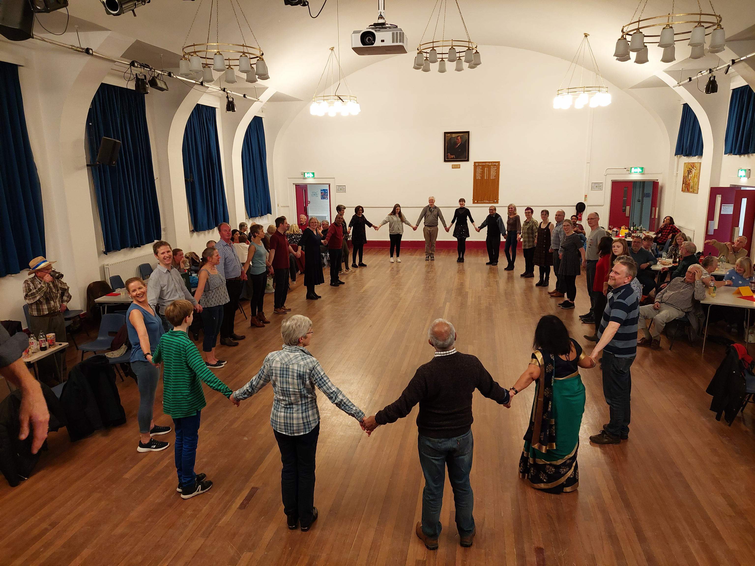 Catch the Pigeon ceilidh at Sawston Village College, November 2022